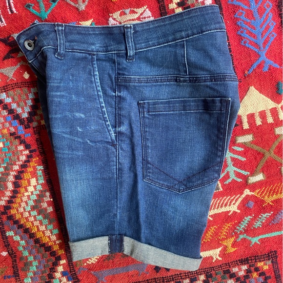 NWOT Rare Raleigh Denim Workshop High Waist Jean Shorts - Picture 4 of 7